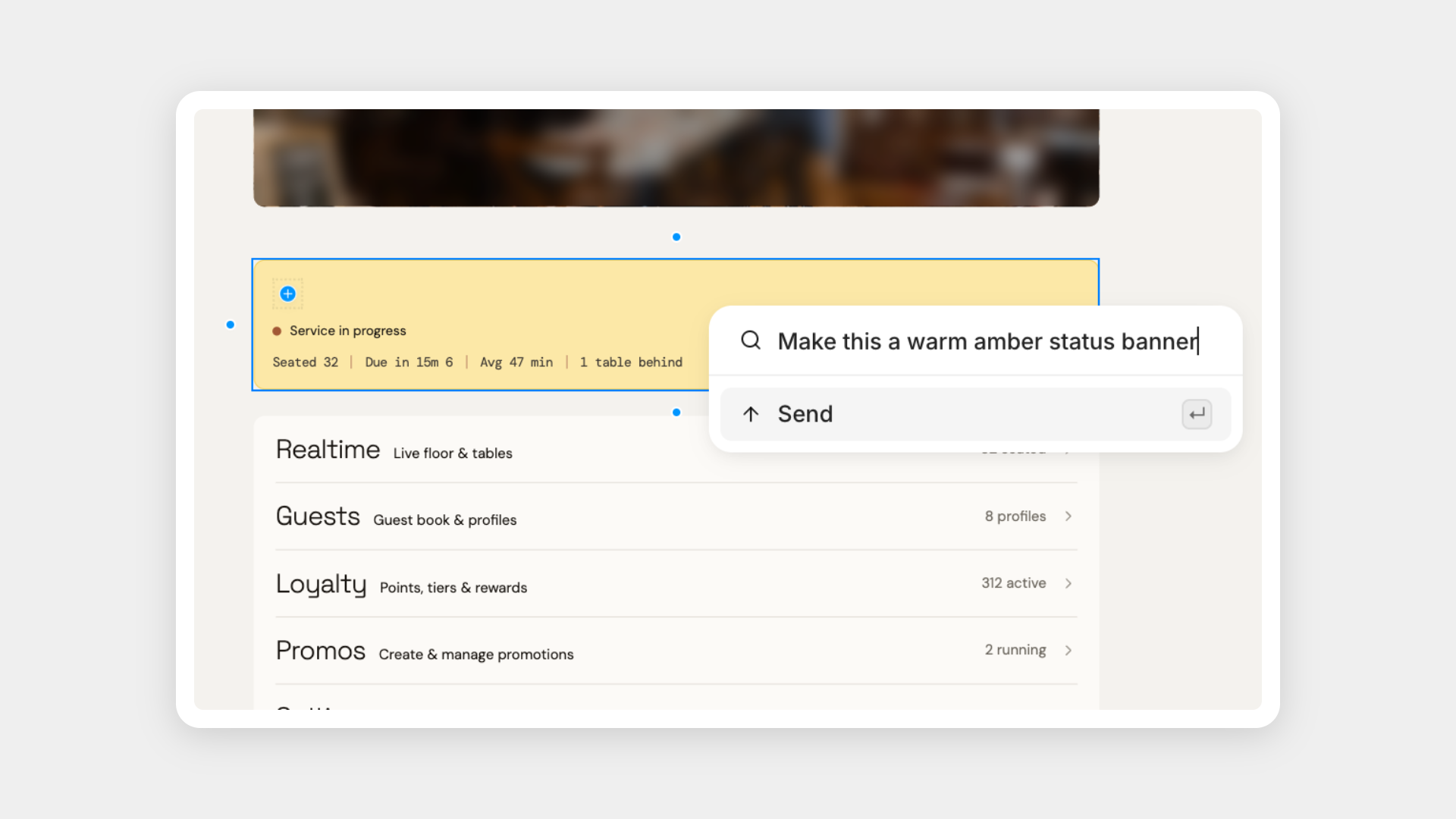 Inline quick edits route to agent chat